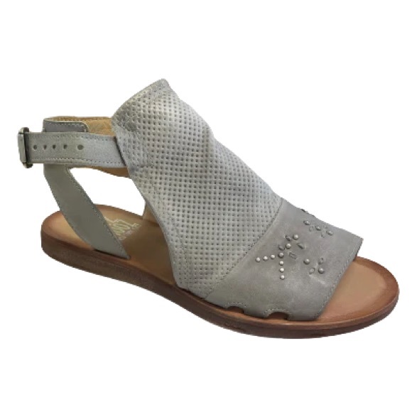 Miz Mooz Shoes - Miz Mooz FiFi Tan Leather Ankle-Strap Sandals Sz.‎ 40 (US9)